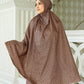 Monogram Mini Capsule Prayer Robe - Mahogany