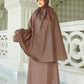 Monogram Mini Capsule Prayer Robe - Mahogany