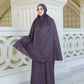 Monogram Mini Capsule Prayer Robe - Plum