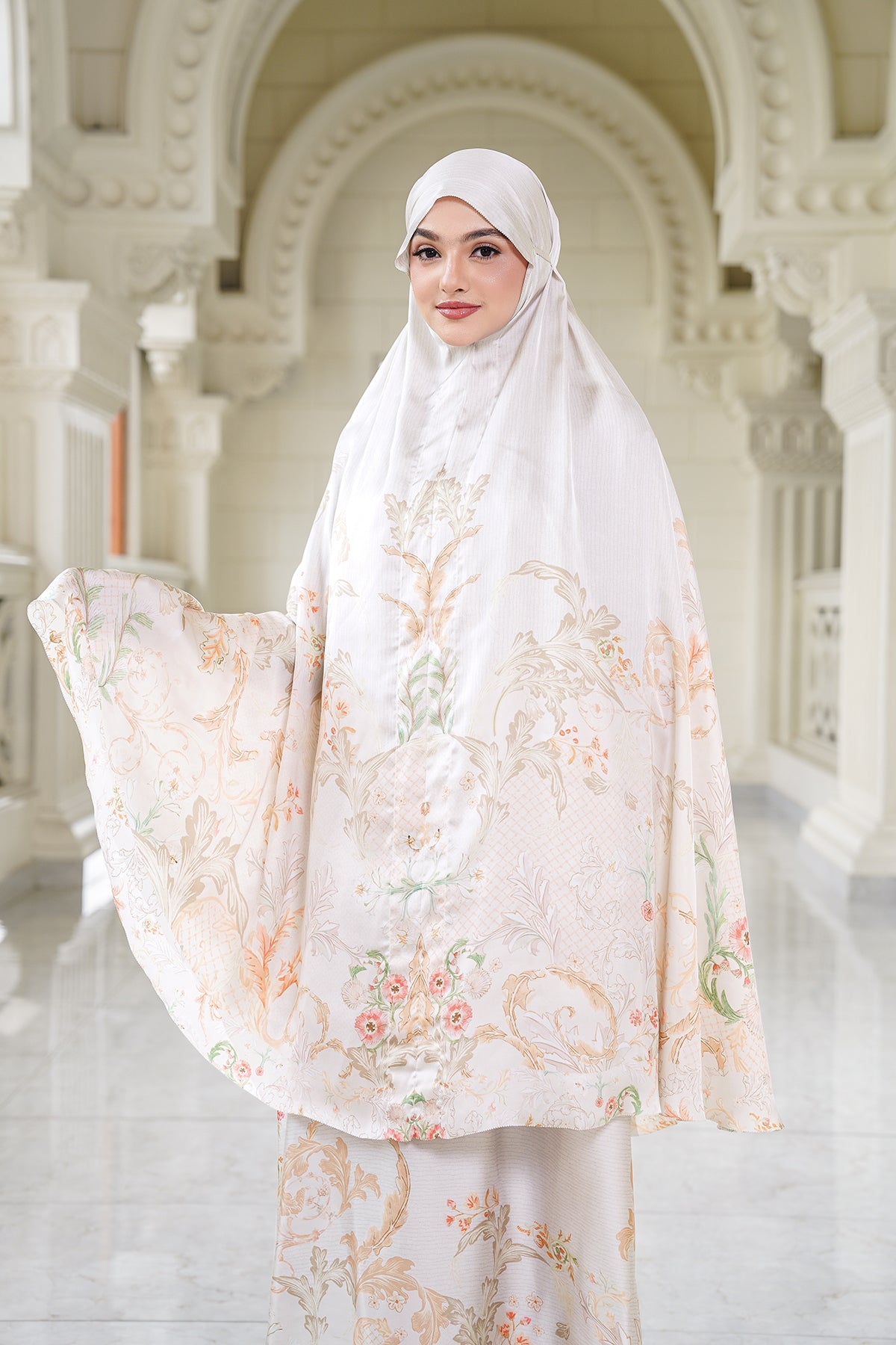 9824005292344-Royale Grandeur Prayer Robe - Alabaster