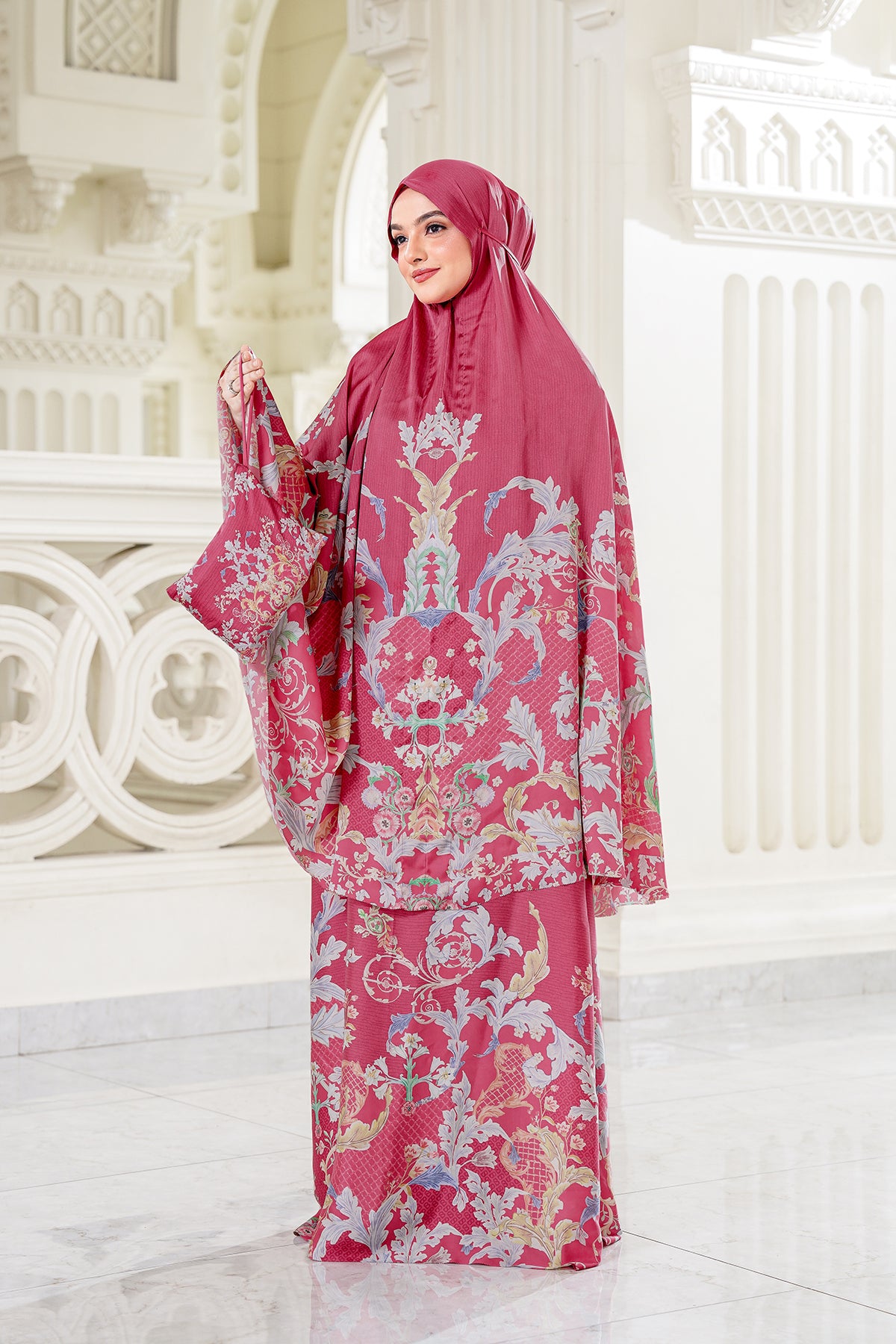 Royale Grandeur Prayer Robe - Pink Yarrow