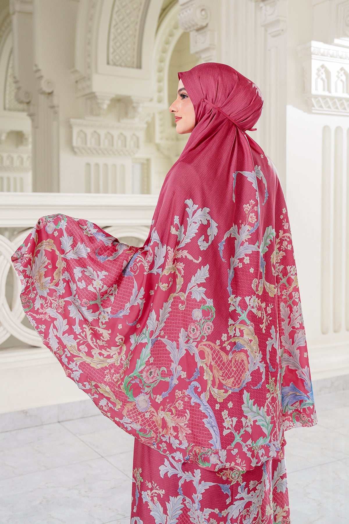 Royale Grandeur Prayer Robe - Pink Yarrow