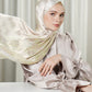 The Crown Satin Shawl - Candle