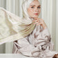 The Crown Satin Shawl - Candle