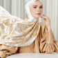 The Crown Satin Shawl - Citrine