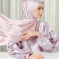 The Crown Satin Shawl - Lotus