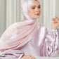 The Crown Satin Shawl - Lotus