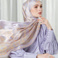 The Crown Satin Shawl - Opal