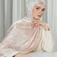 The Crown Satin Shawl - Pearl