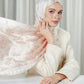 The Crown Satin Shawl - Pearl