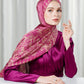 The Crown Satin Shawl - Plum