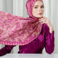 The Crown Satin Shawl - Plum