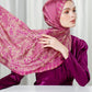 The Crown Satin Shawl - Plum