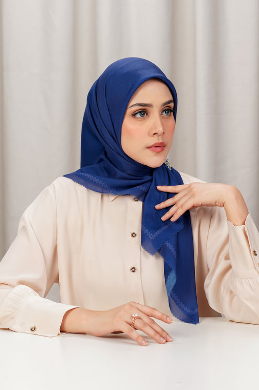 Today's Scarf - Blue Ribbon