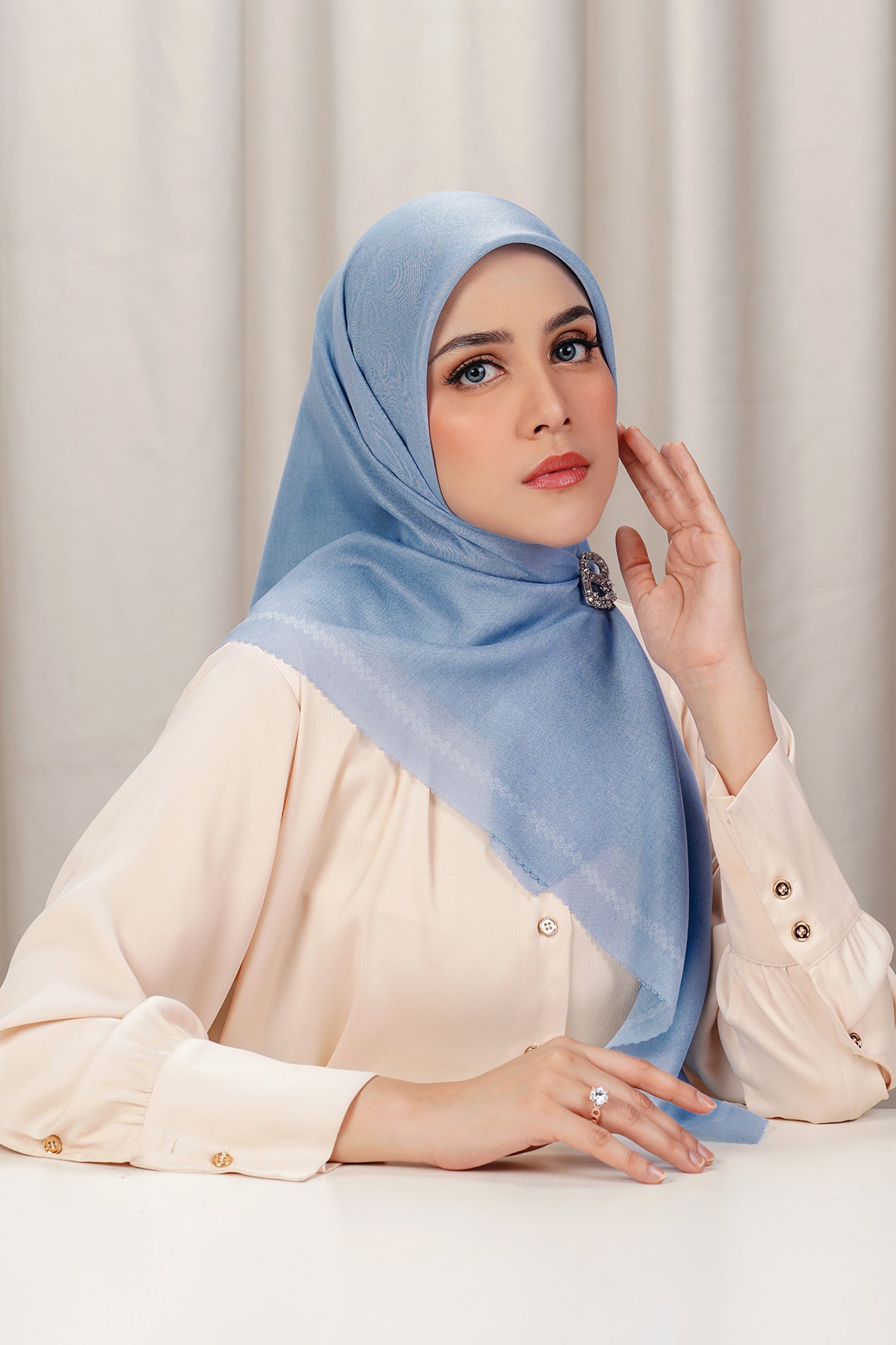 Today's Scarf - Celestial Blue