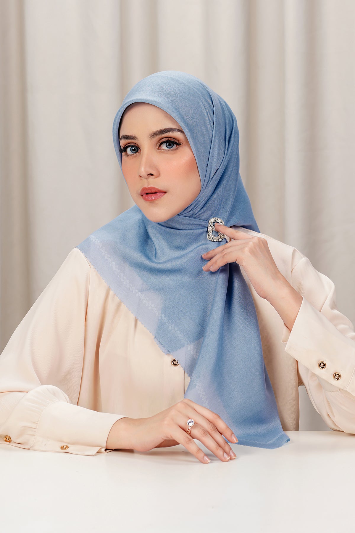 Today's Scarf - Celestial Blue