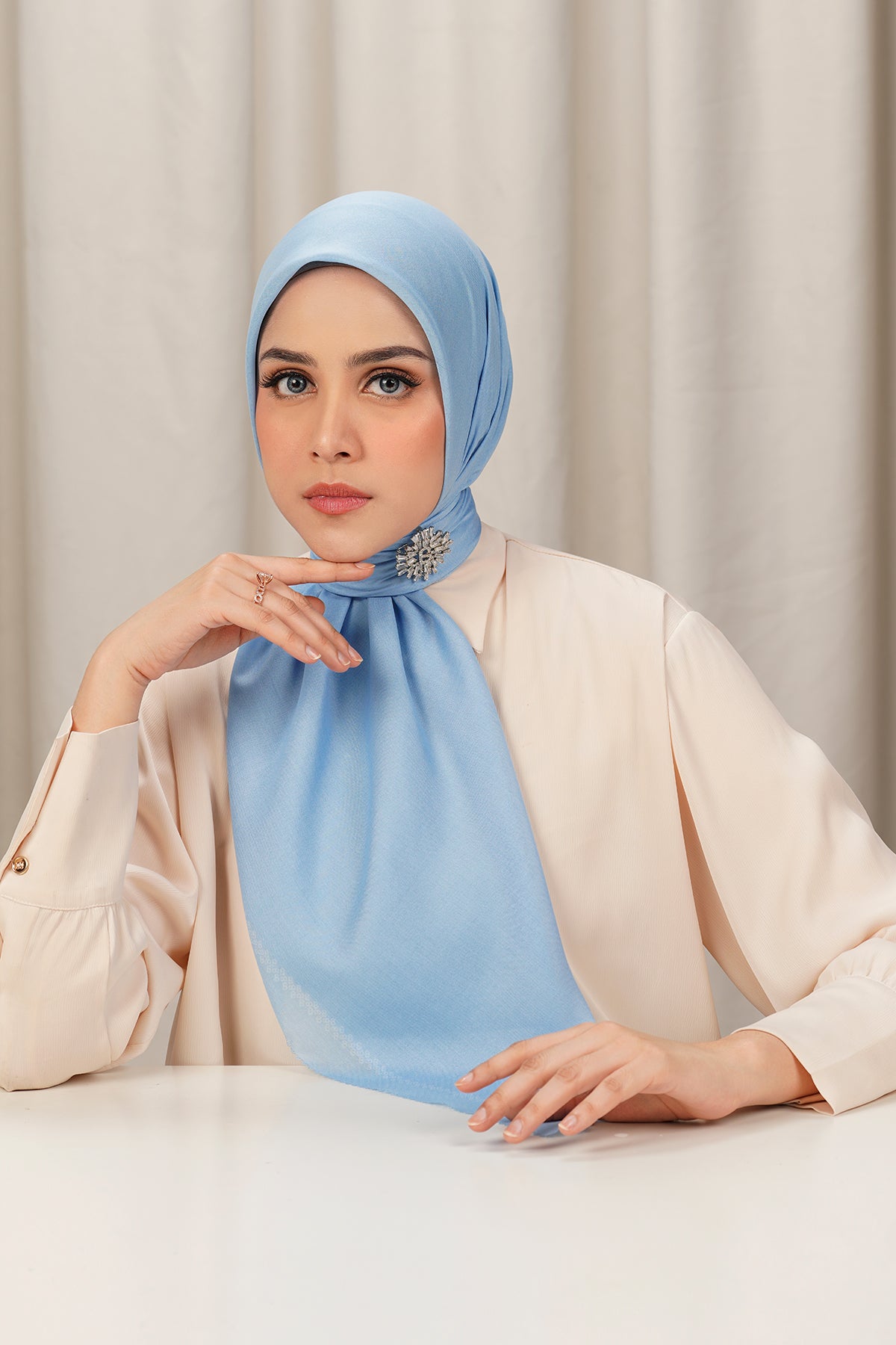 Today's Scarf - Powder Blue