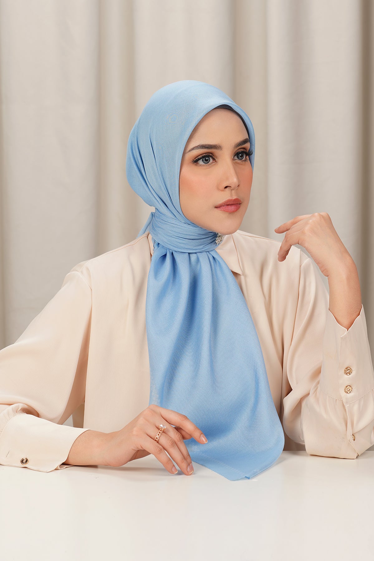 Today's Scarf - Powder Blue