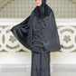 Wicker Capsule Prayer Robe - Black