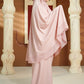 Ultra Fine Lace Prayer Robe - Blush Pink