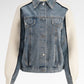 Belle Mix Fabric Jacket - White