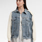 Belle Mix Fabric Jacket - White