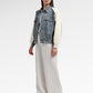 Belle Mix Fabric Jacket - White
