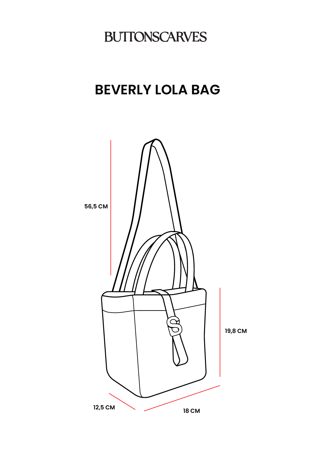 Beverly Lola Bag - Black