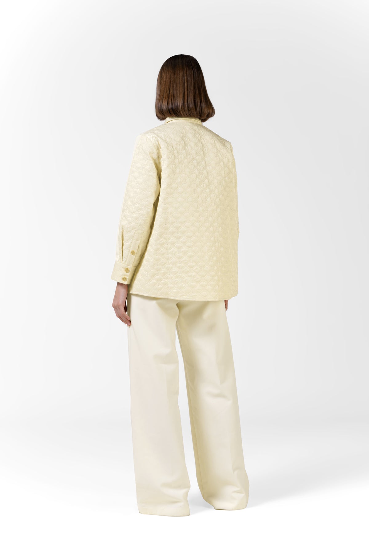 Beverly Quilted Shirt - Cream