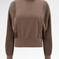 Bianca Crop Blouse - Brown
