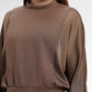 Bianca Crop Blouse - Brown