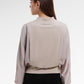 Bianca Crop Blouse - Light Taupe
