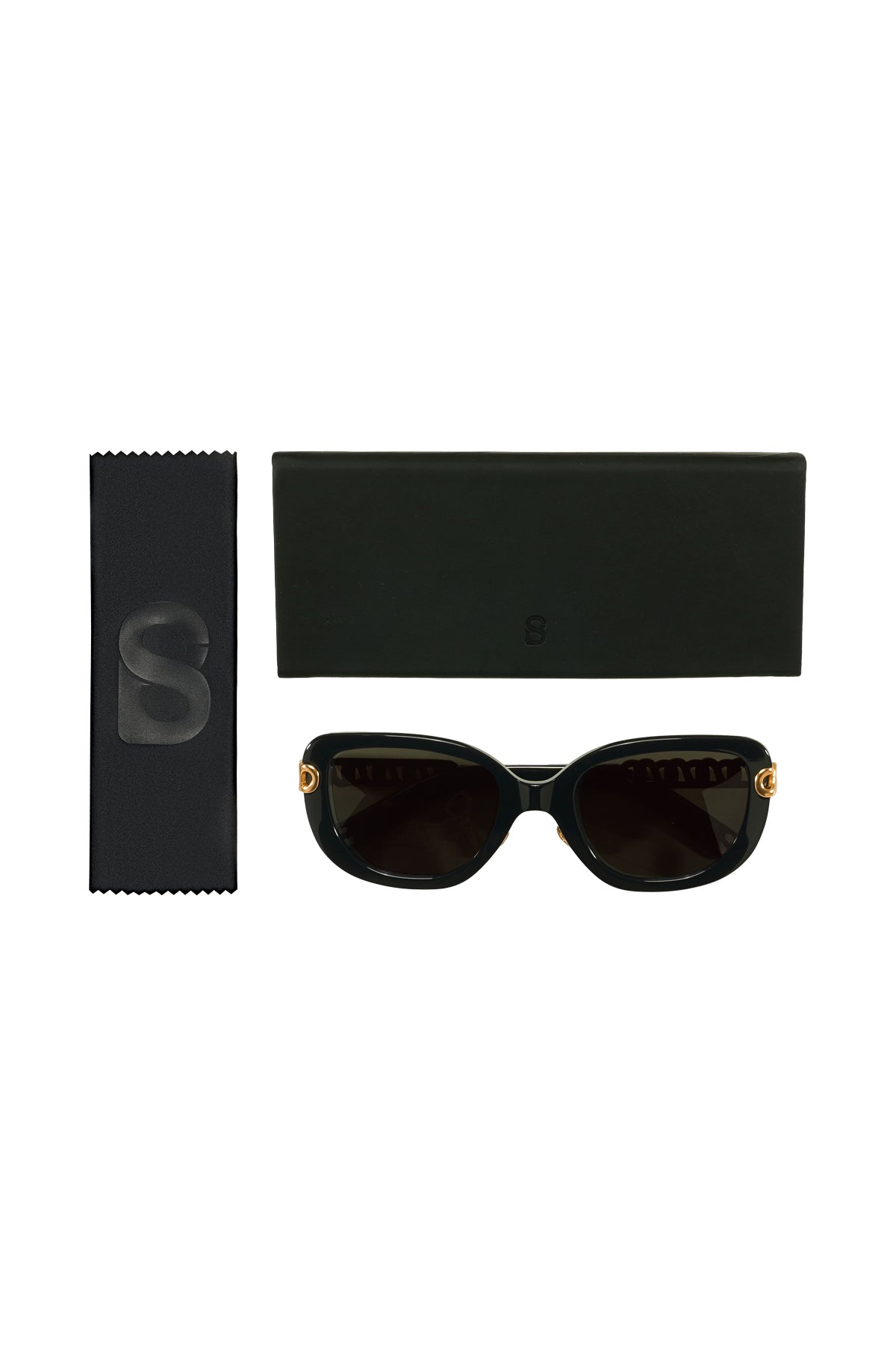 Rose Sunglasses - Black