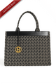 Bimu Jacquard Tote Bag Large - Black
