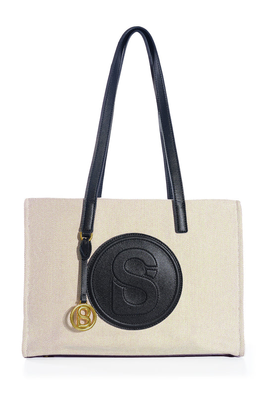Jual IZZY CANVAS BAG (TOTE BAG) BY BUTTONSCARVES