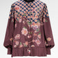 Blooming Eid Pleated Hem Shirt - Carnation