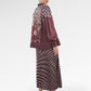 Blooming Eid Pleated Hem Shirt - Carnation