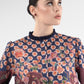 Blooming Eid Pleated Hem Shirt - Carnation