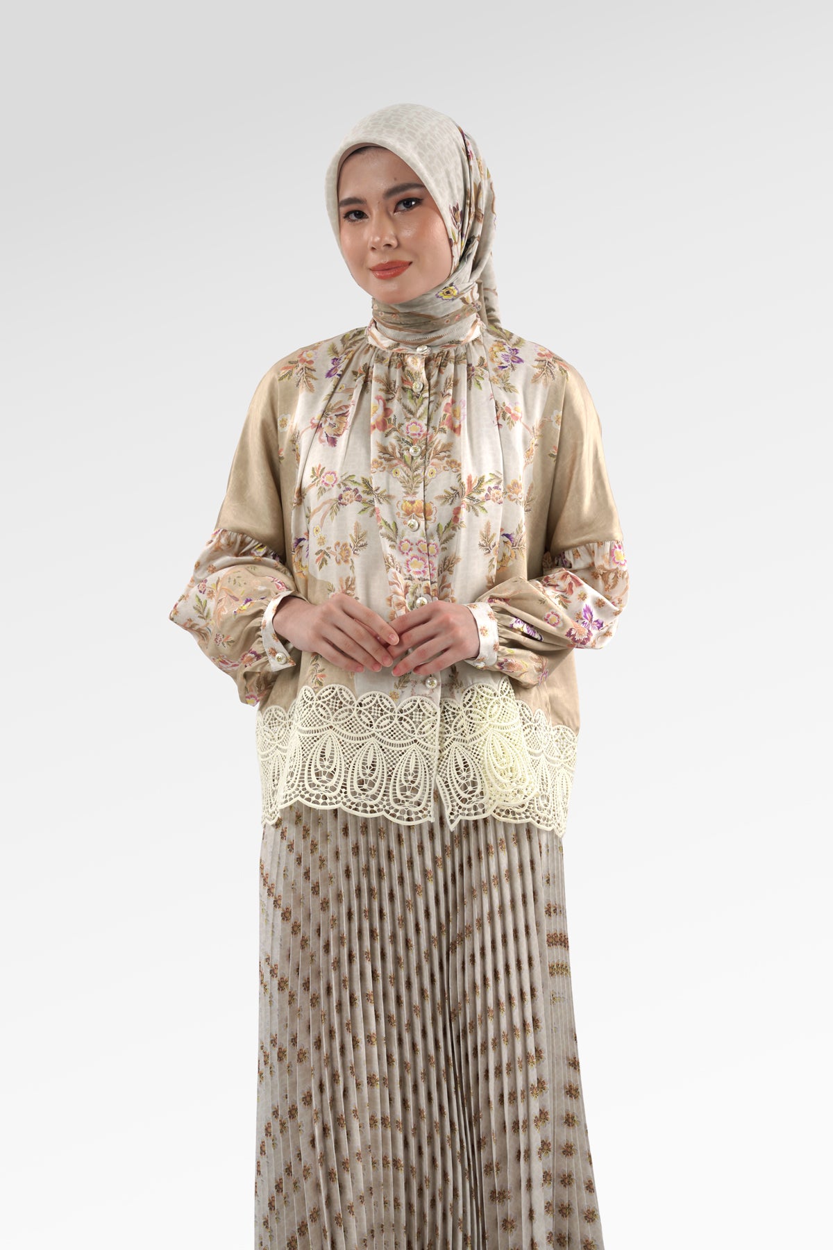 Blooming Eid Puff Shirt - Daisy