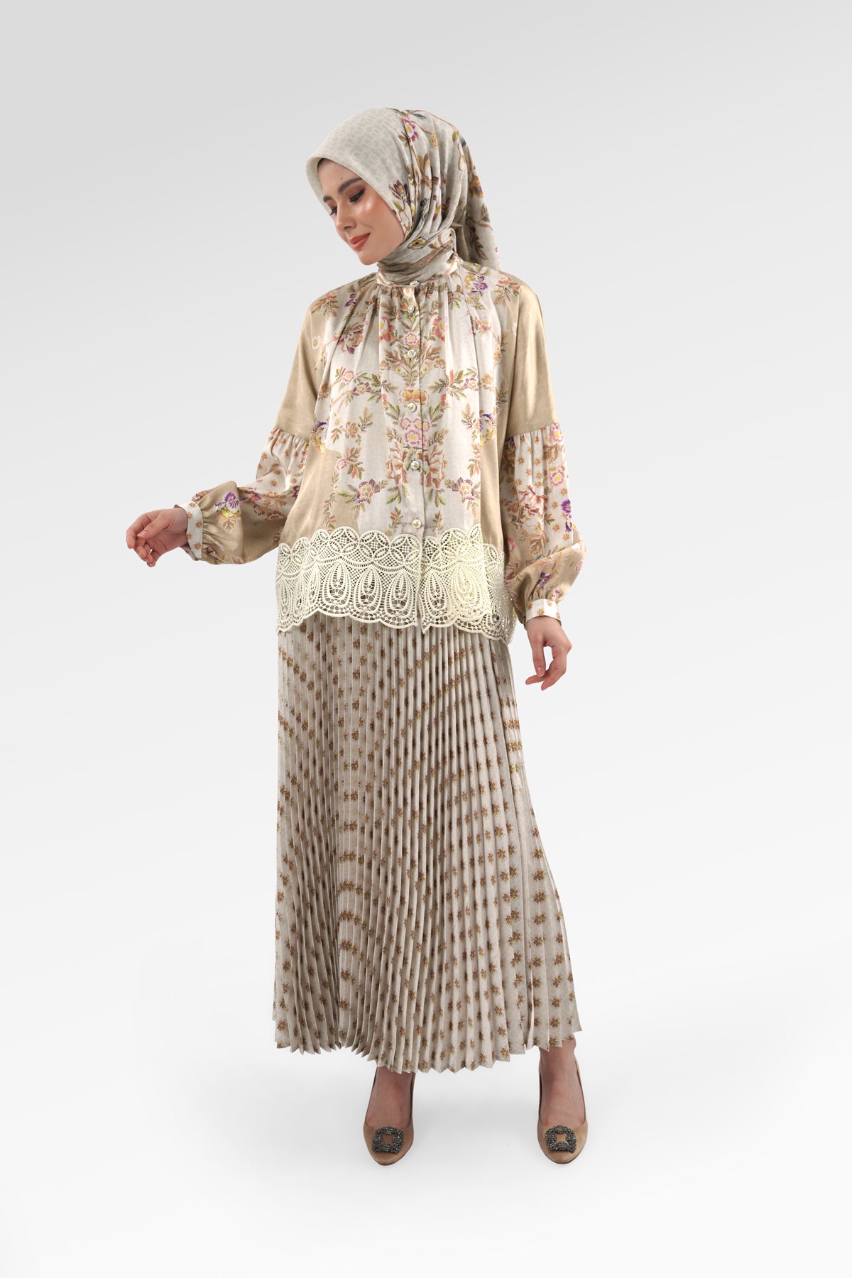 Blooming Eid Puff Shirt - Daisy