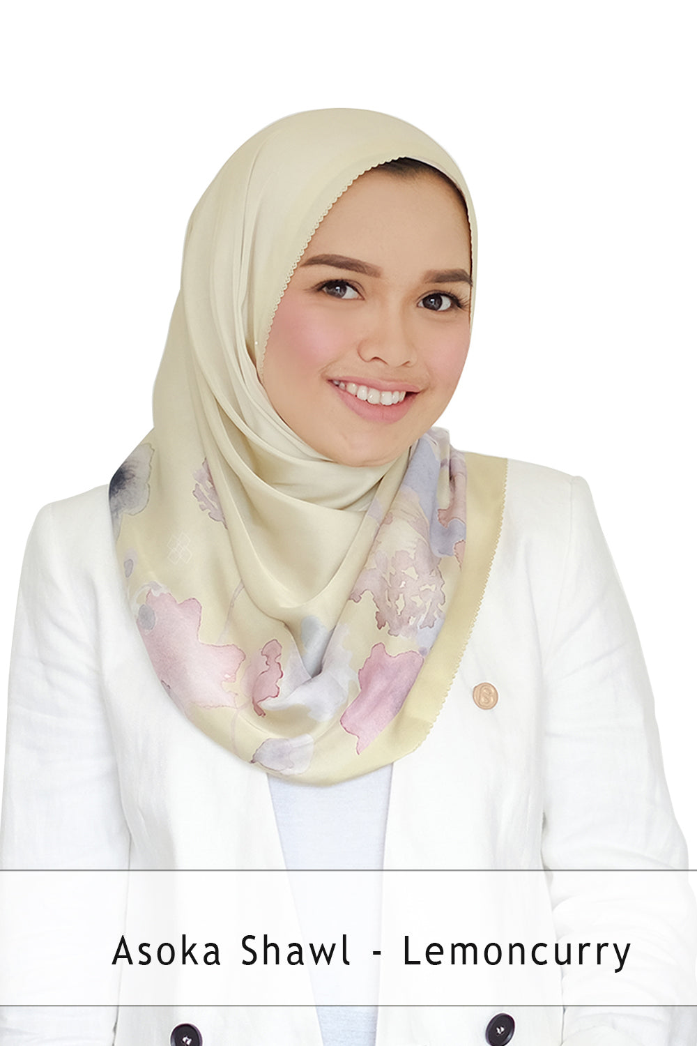 Asoka Satin Shawl - Lemoncurry