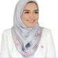 Asoka Satin Shawl - Silver
