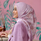 Les Amities Reborn Satin Square - Lilac