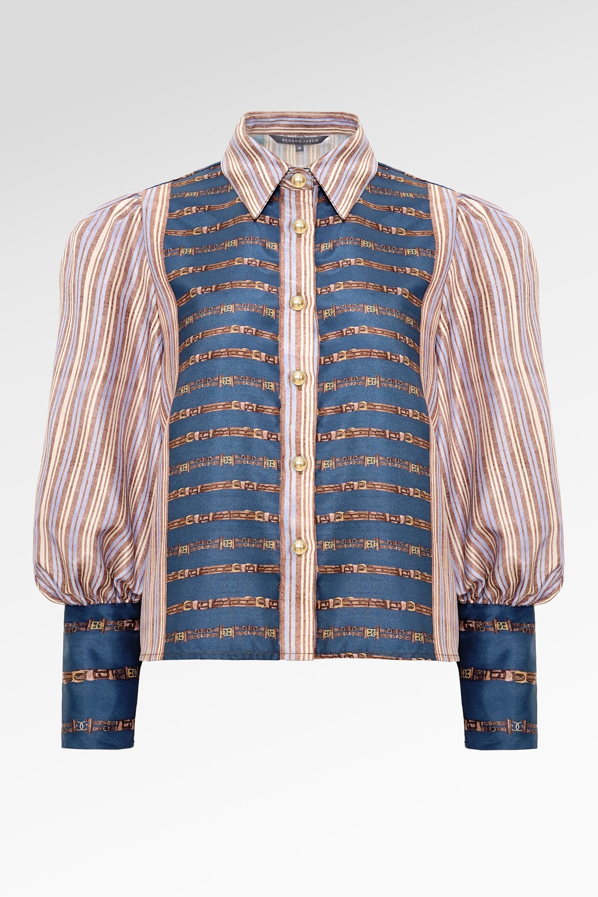 Chainerie Crop Shirt - Azurite