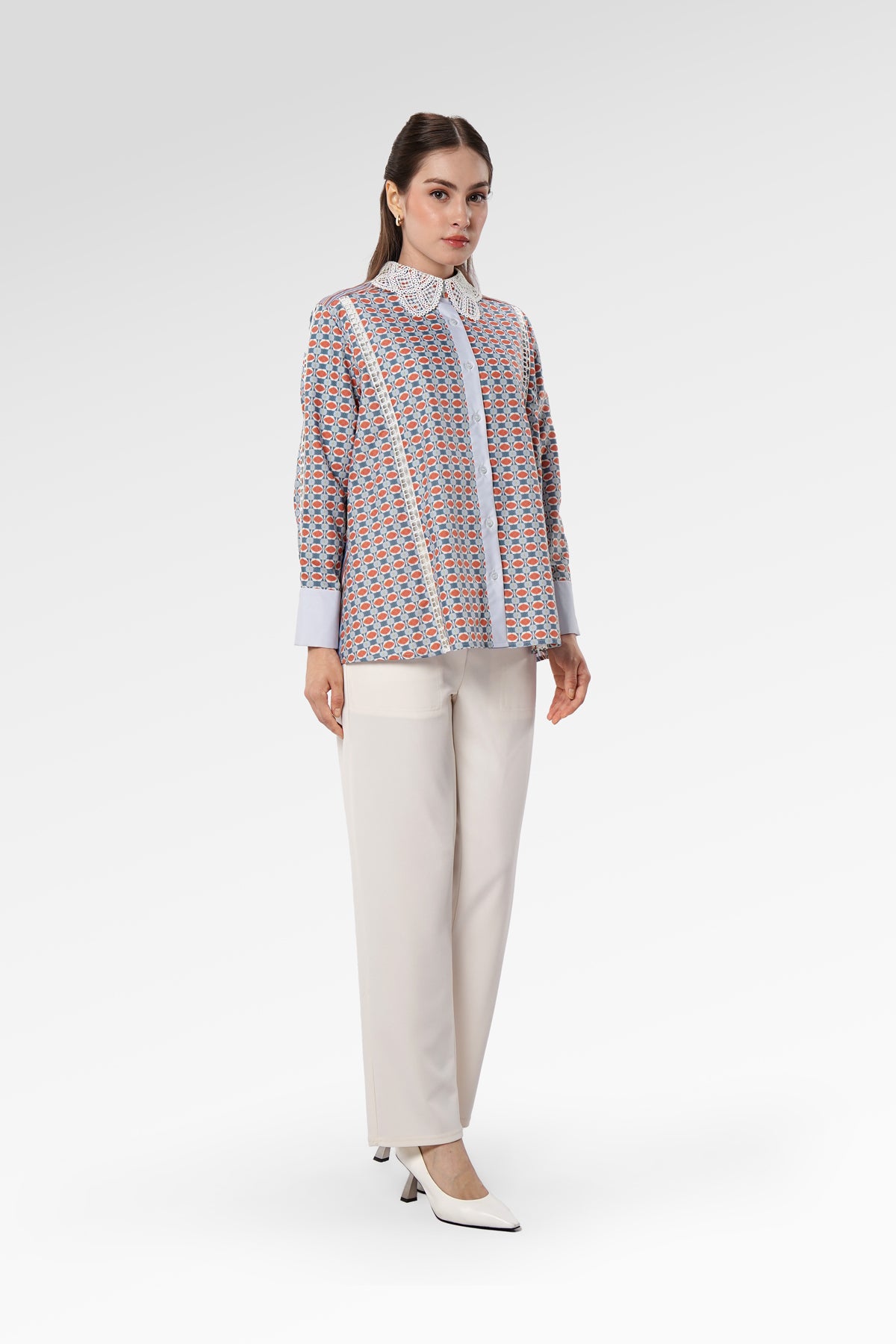 Chainerie Yoke Shirt - Azurite
