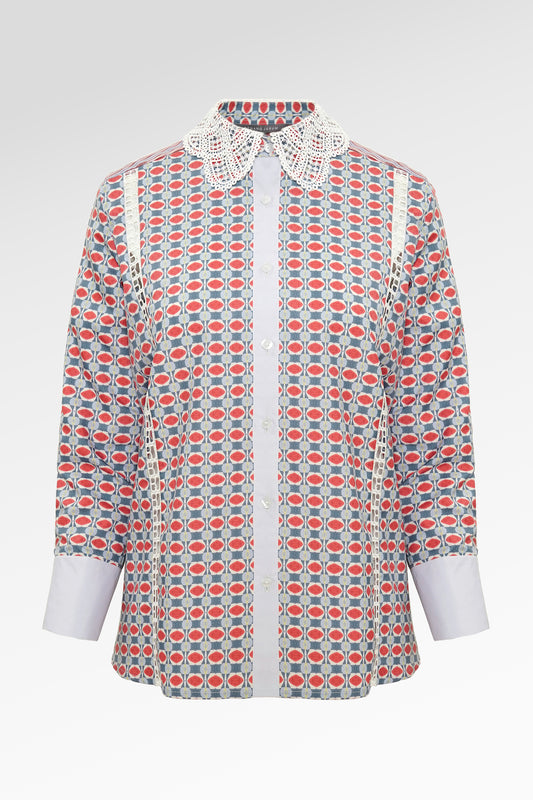 Chainerie Yoke Shirt - Azurite