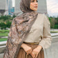 Singapore Satin Shawl - Cinnamon