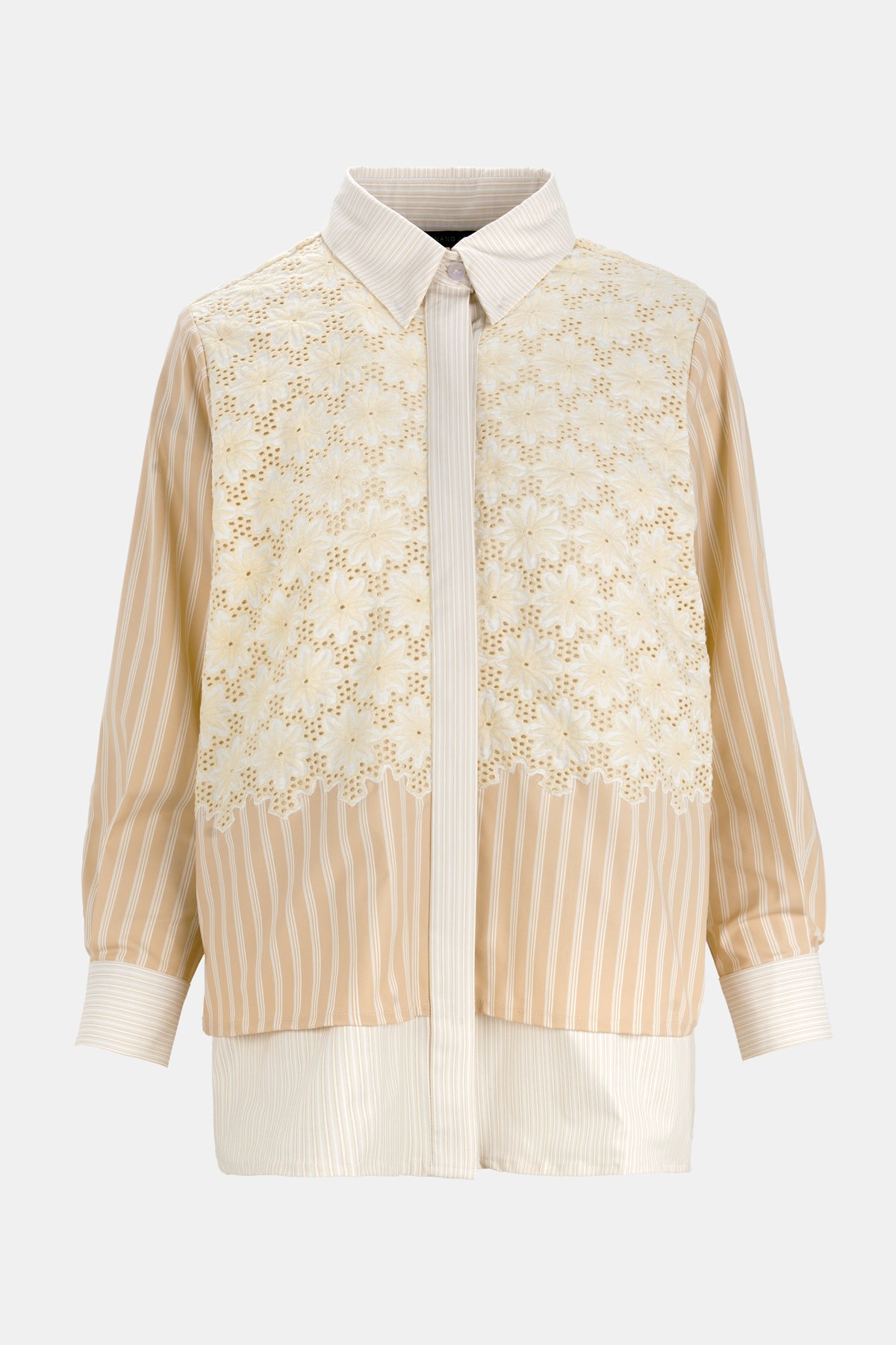 Calesta Lace Shirt - Caramel
