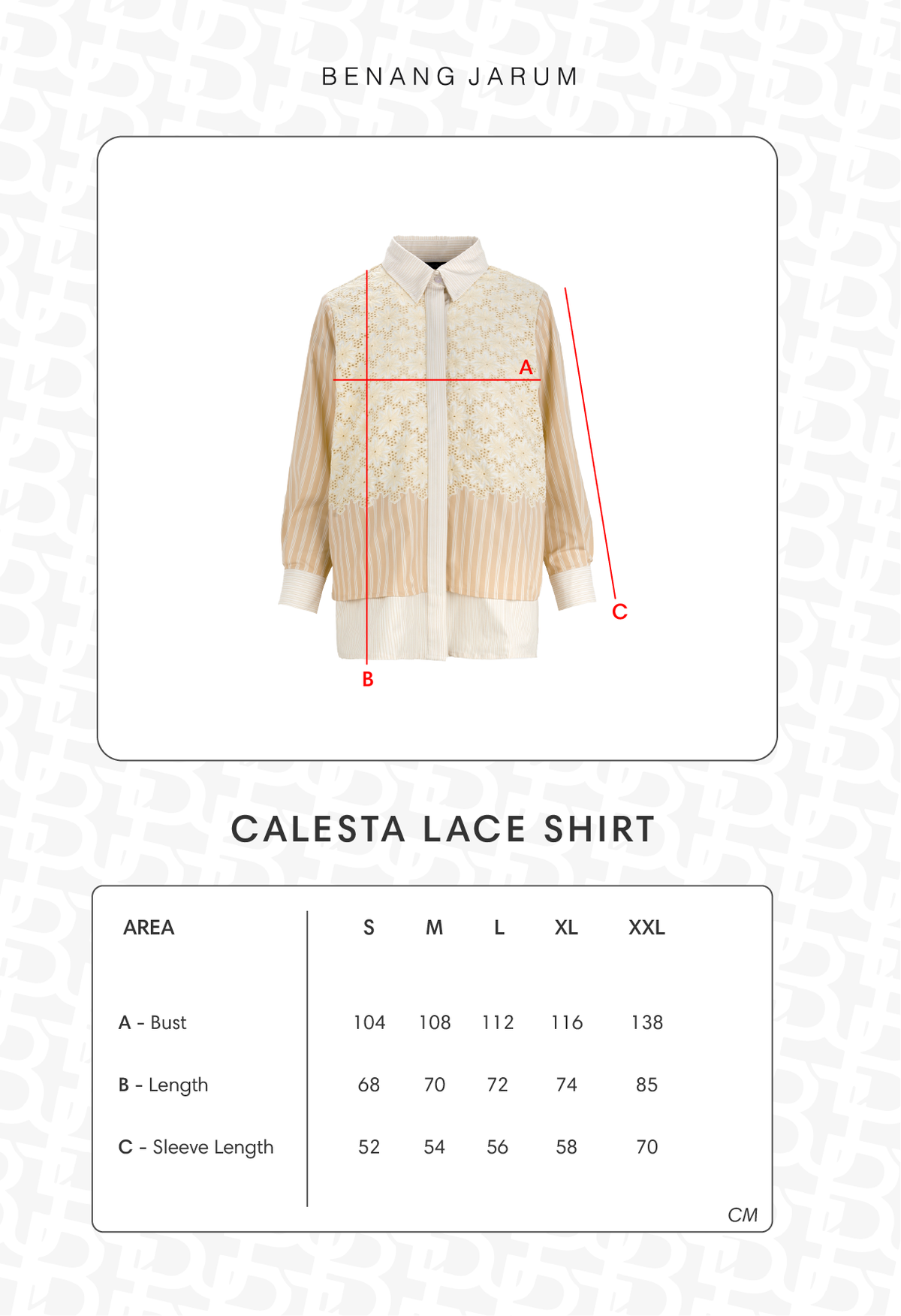 Calesta Lace Shirt - Caramel