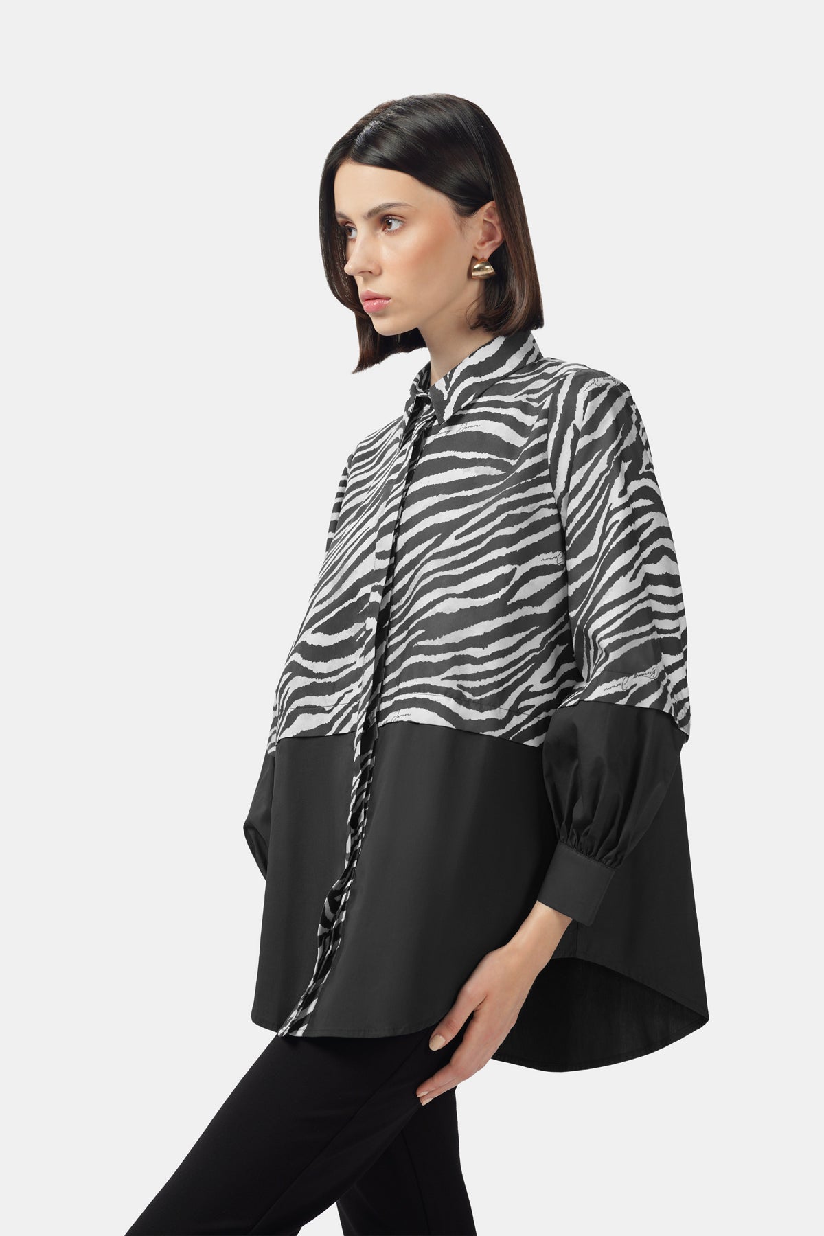 Call Of The Wild Cotton Shirt - Stone